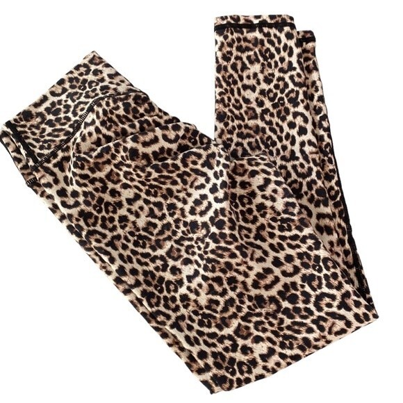 Zyia Active Leopard Brilliant Scrunchy What Hi-Rise Leggings Activewear Yoga Gym - Picture 14 of 16